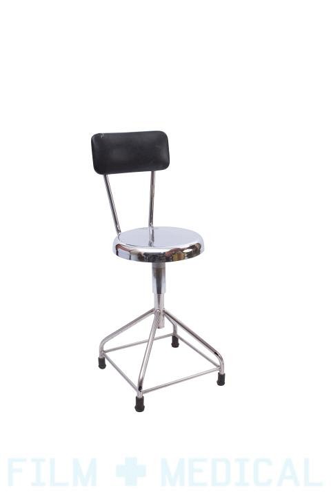 Metal surgeon stool